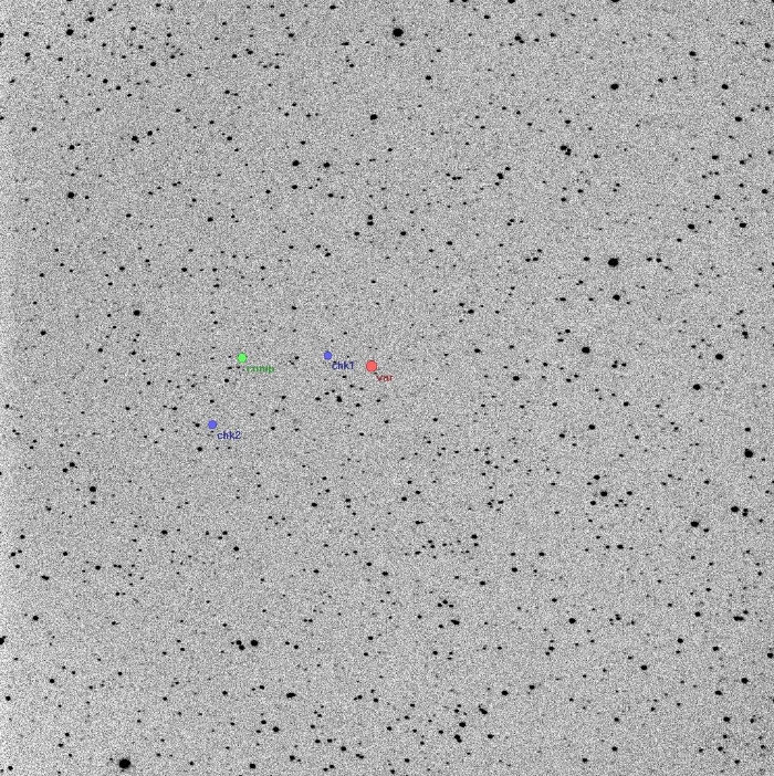 Mapka - V0405 Gem, JD 2457089.23598