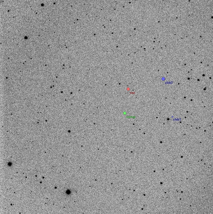 Mapka - V0380 Dra, JD 2457176.35036