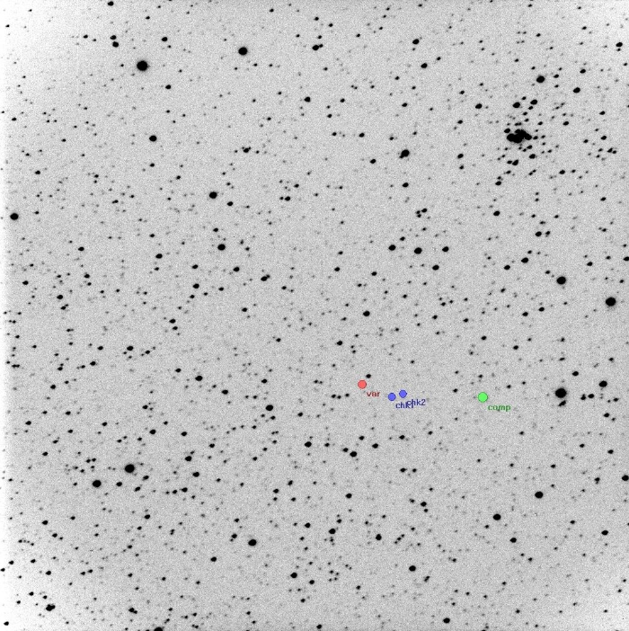 Mapka - V2240 Cyg, JD 2457178.36306