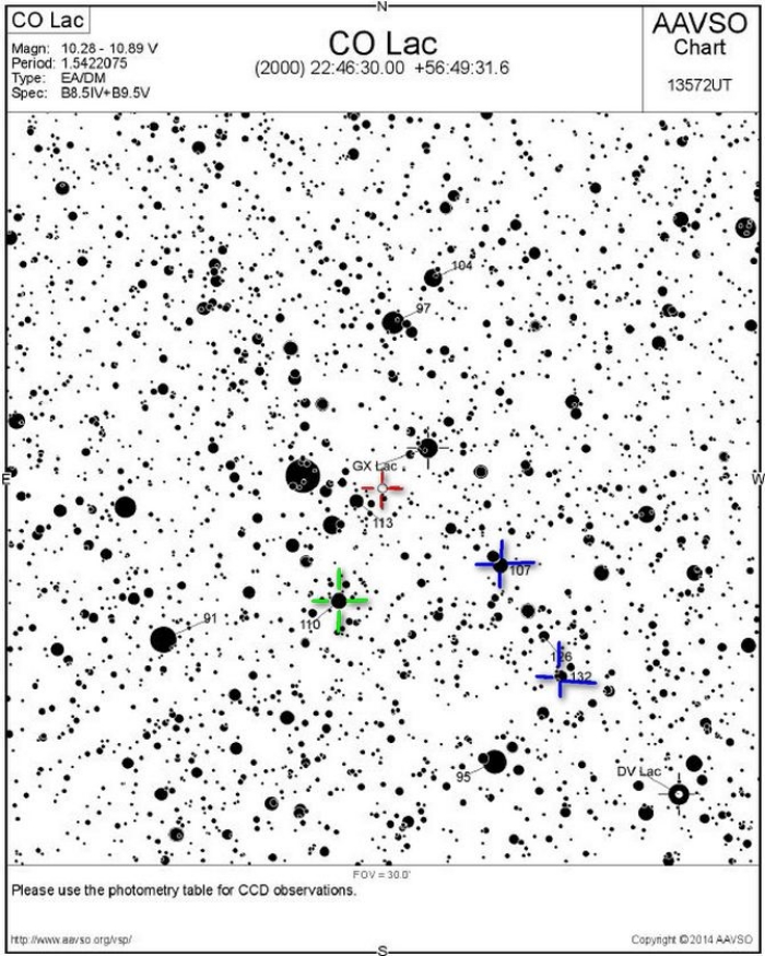 Mapka - CO Lac, JD 2457208.34422