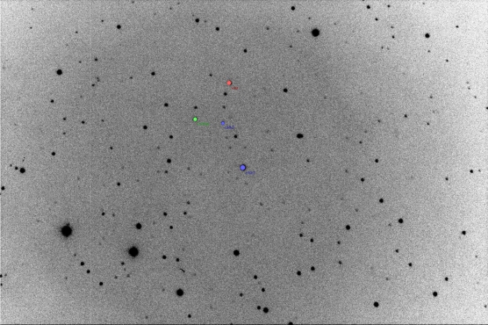 Mapka - V0606 Dra, JD 2457332.18561