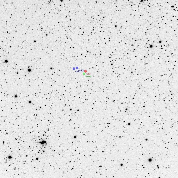 Mapka - V2240 Cyg, JD 2457332.19016