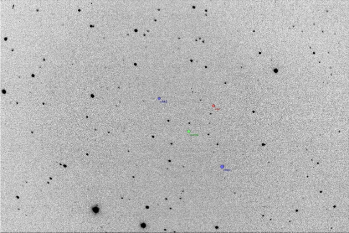 Mapka - V0606 Dra, JD 2457367.19271