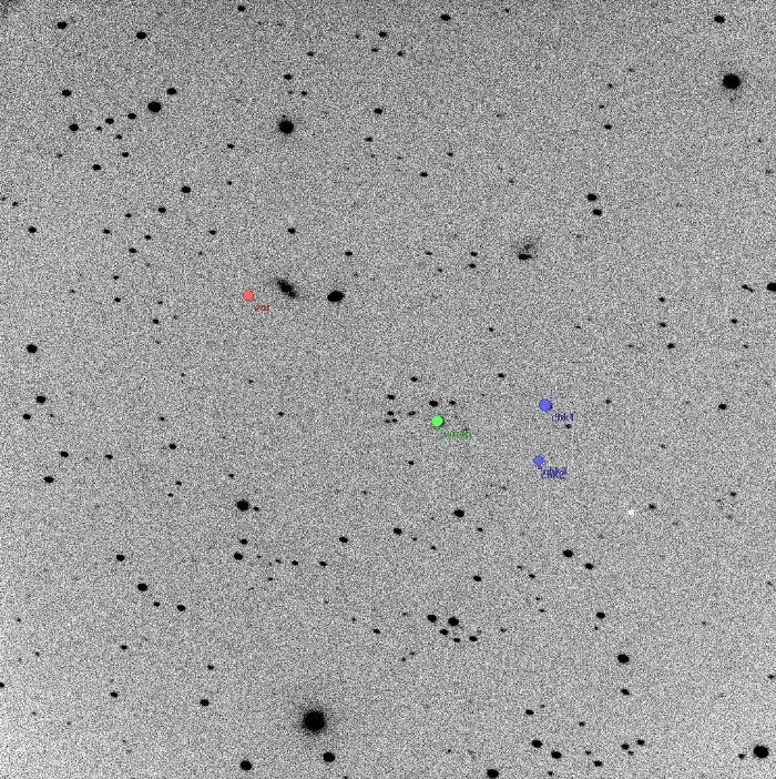 Mapka - DX Ari, JD 2457396.17894