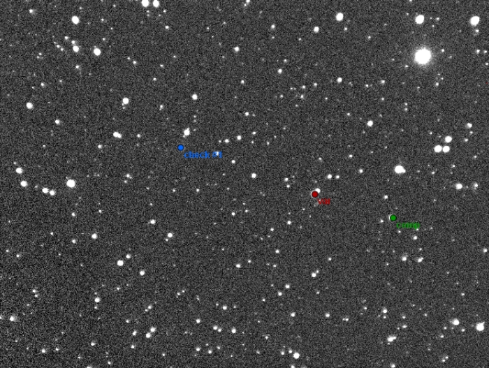 Mapka - SZ Her, JD 2457546.33716