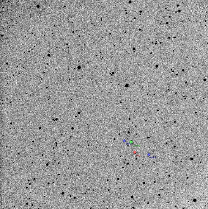 Mapka - V0483 And, JD 2457633.28996