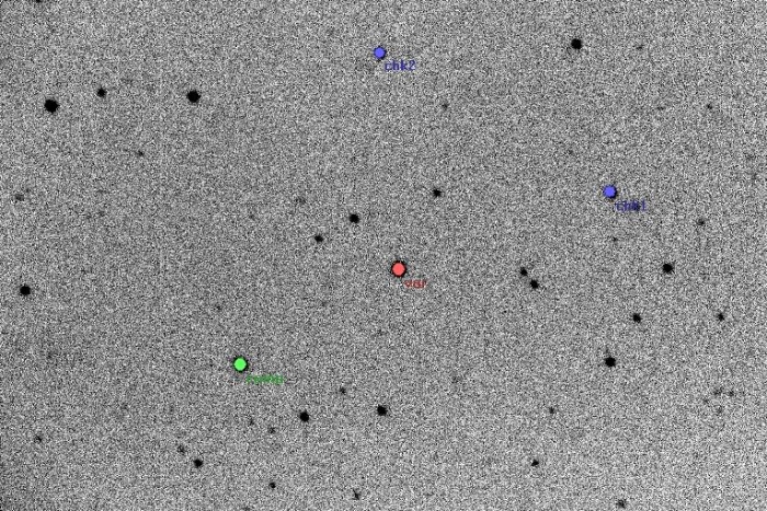 Mapka - FP Boo, JD 2454840.54830