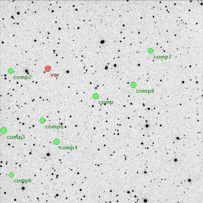 Mapka - WASP-1, JD 2457639.32258