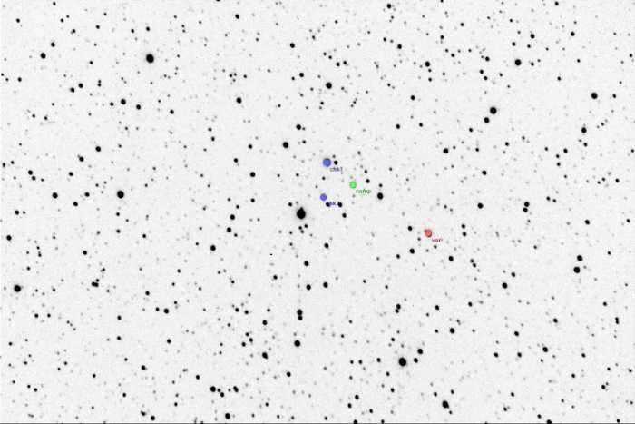 Mapka - GX Lac, JD 2457700.34786