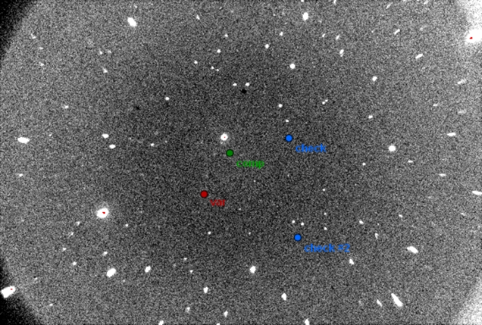 Mapka - PZ UMa, JD 2457773.45166