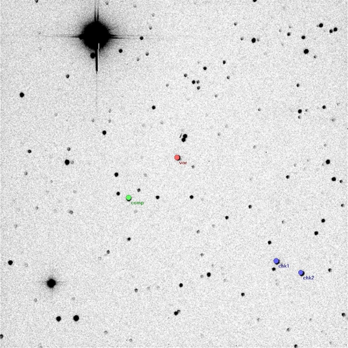 Mapka - MQ UMa, JD 2454912.27784