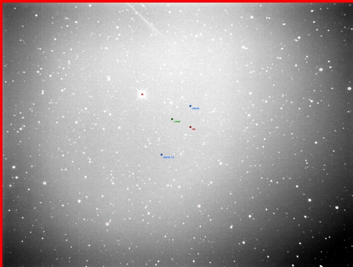 Mapka - V0527 And, JD 2457783.21871