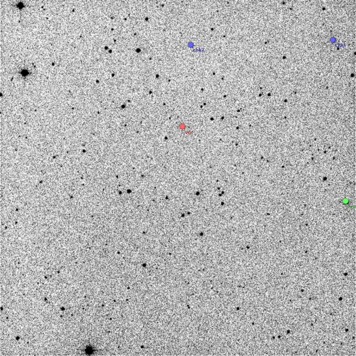 Mapka - DL CVn, JD 2454921.30744