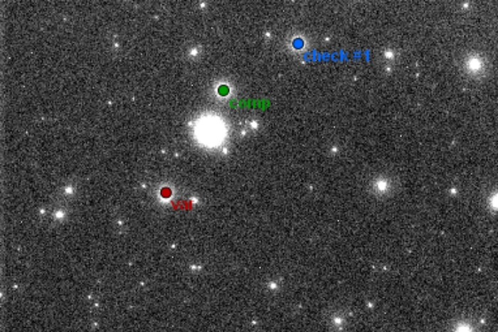 Mapka - V0740 Per, JD 2457780.27487