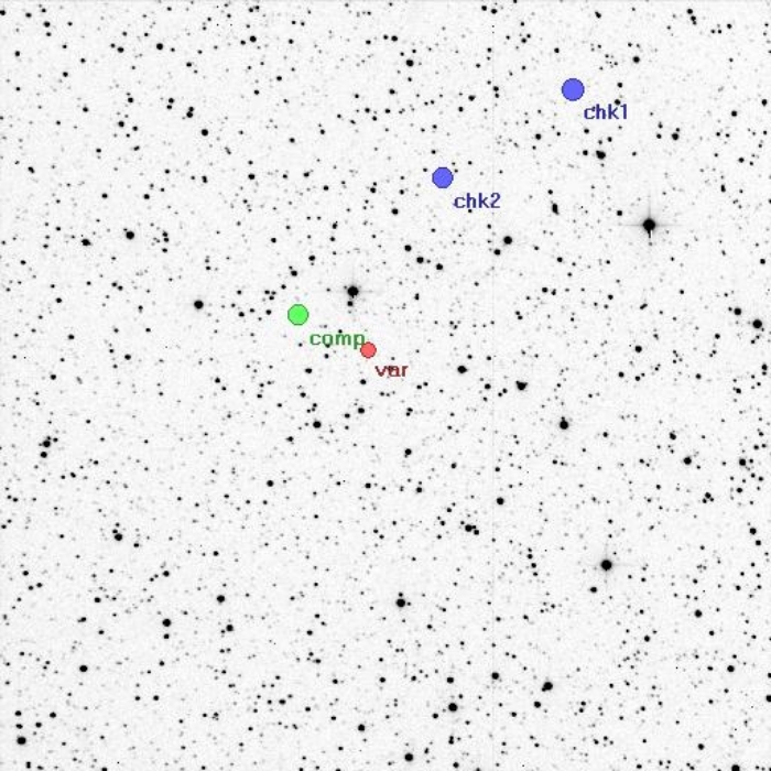 Mapka - AN CMi, JD 2457811.27503