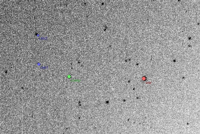 Mapka - RZ Dra, JD 2453937.40672