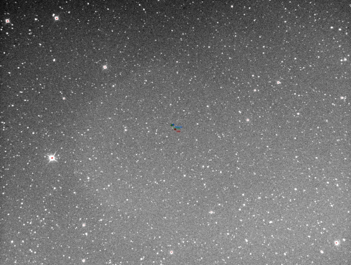 Mapka - V1105 Her, JD 2457853.46747