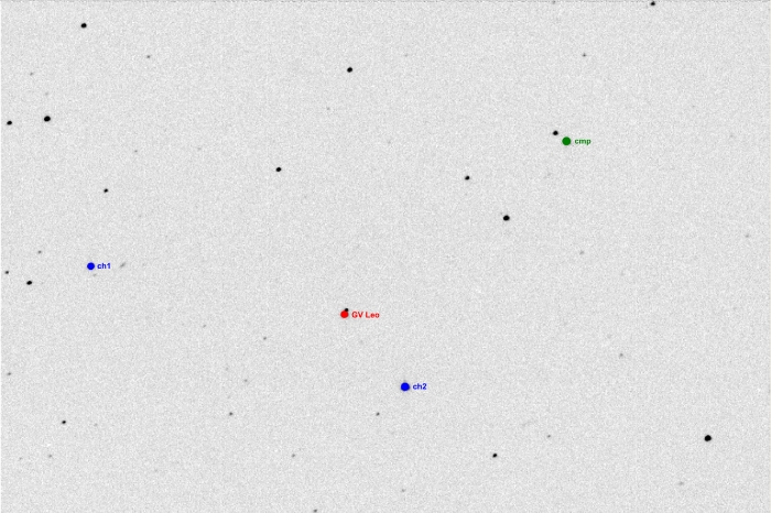 Mapka - GV Leo, JD 2457840.28479