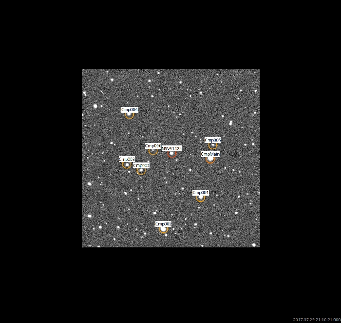 Mapka - V1828 Aql, JD 2457964.32949