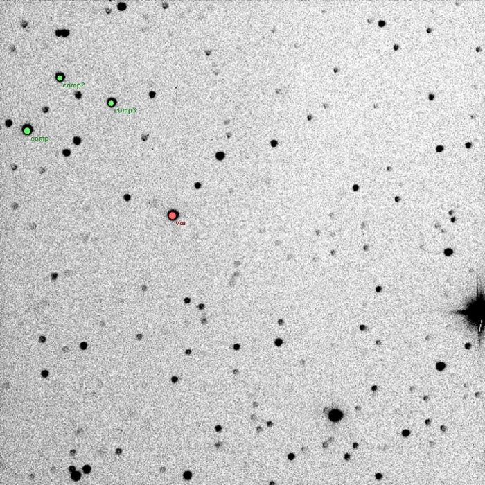 Mapka - WASP-14, JD 2454941.40667