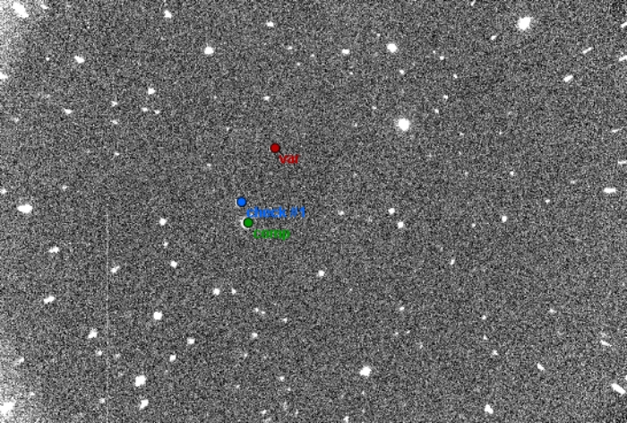 Mapka - PZ UMa, JD 2457809.45362