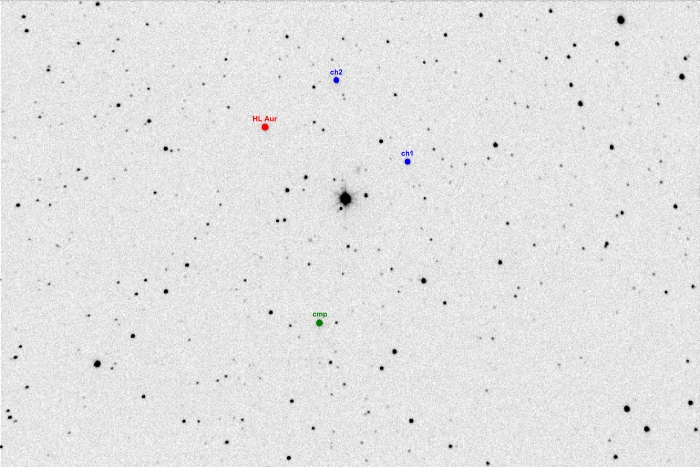 Mapka - HL Aur, JD 2458080.37108