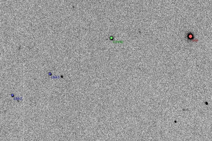Mapka - XY Leo, JD 2454946.31204