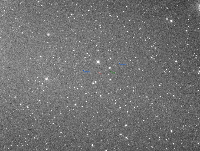 Mapka - XZ Cnc, JD 2458228.27707