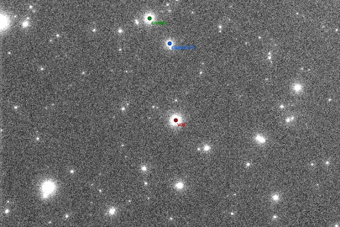 Mapka - V0658 Lyr, JD 2458286.44802