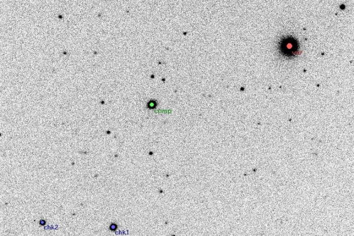 Mapka - V2388 Oph, JD 2454975.35049