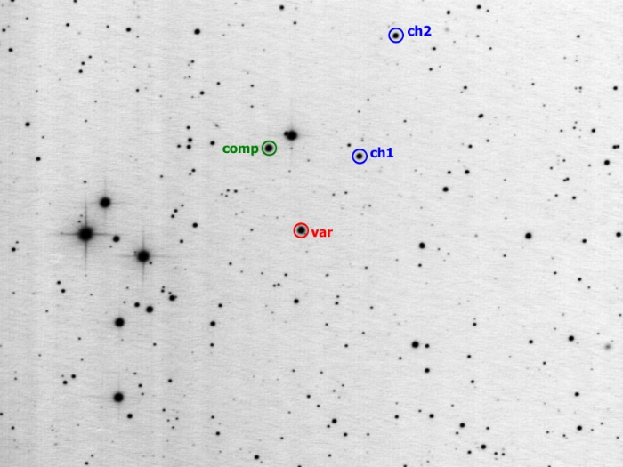 Mapka - V0523 And, JD 2458381.33248
