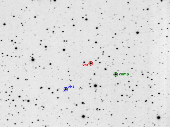Mapka - V0951 Per, JD 2458406.44416