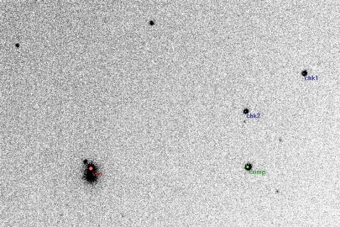 Mapka - BW Dra, JD 2455000.34447