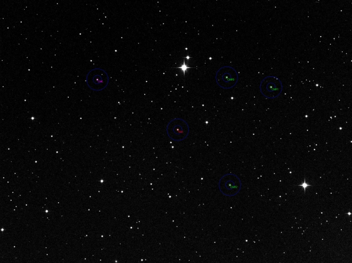 Mapka - PZ UMa, JD 2458529.42134