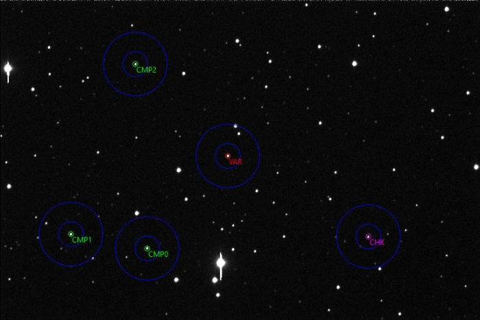 Mapka - PZ UMa, JD 2458529.42295