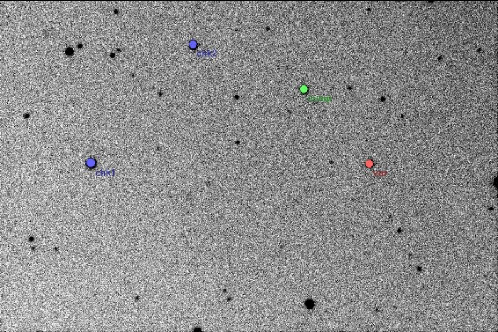 Mapka - V0642 Vir, JD 2458532.41546