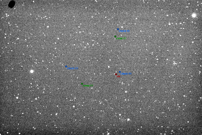 Mapka - XY UMa, JD 2458541.33903