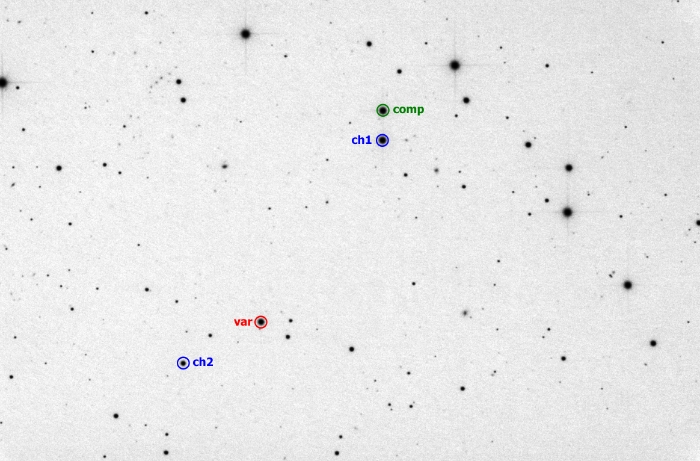 Mapka - NN Dra, JD 2458565.26903