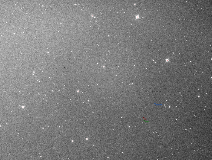 Mapka - V0444 UMa, JD 2458591.41817