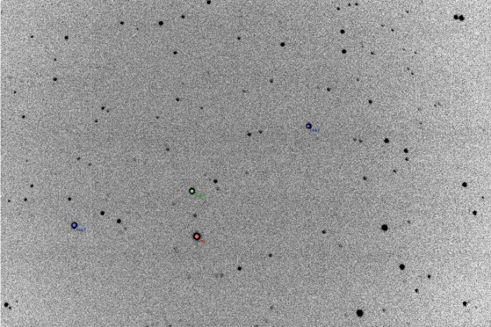 Mapka - CV Dra, JD 2458596.30711