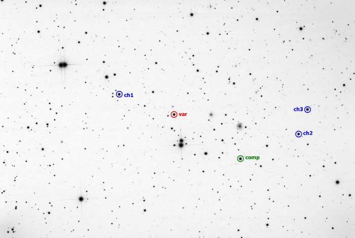 Mapka - V1295 Her, JD 2458634.35697
