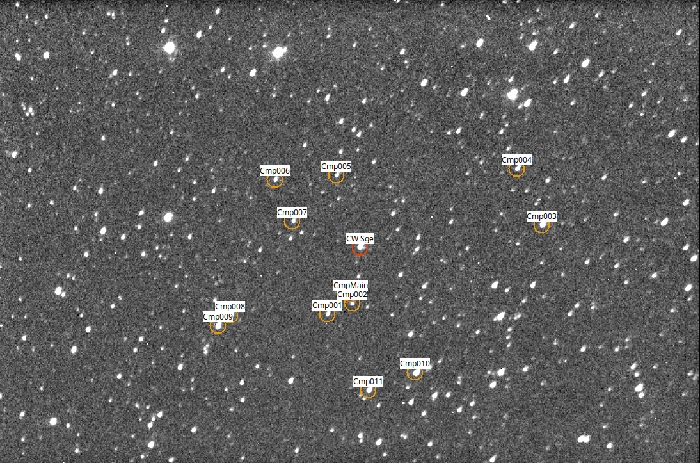 Mapka - CW Sge, JD 2458662.38911