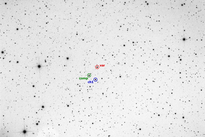 Mapka - V0960 Cep, JD 2458680.39175