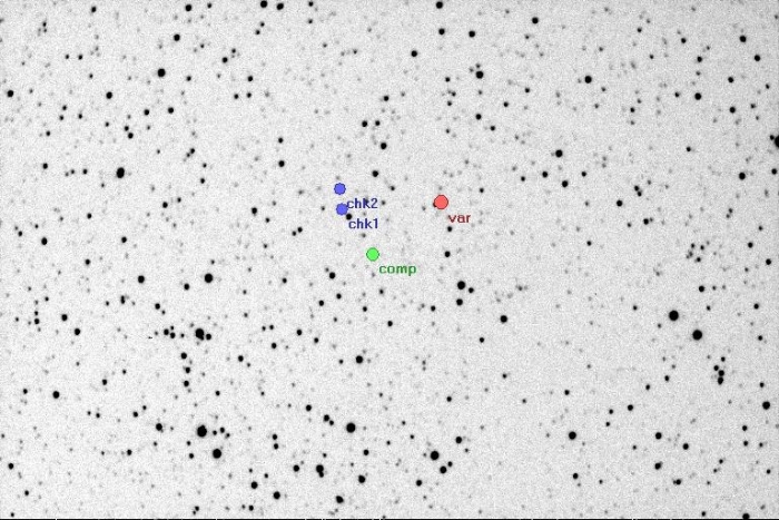 Mapka - CW Sge, JD 2458737.25493
