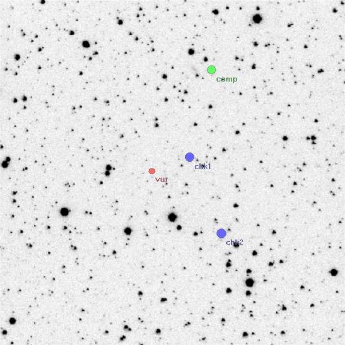 Mapka - HI Lac, JD 2454331.39402