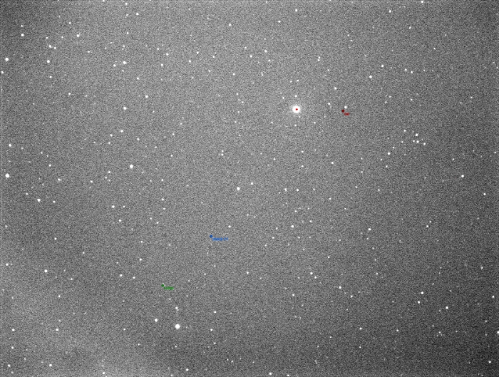 Mapka - V0607 Dra, JD 2458813.16509