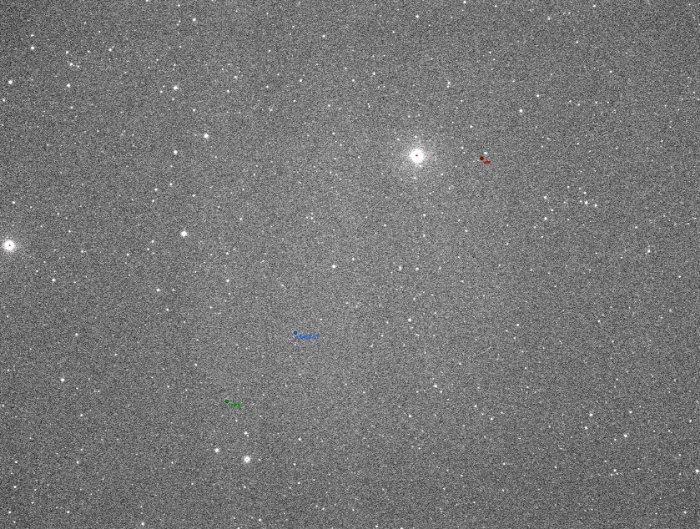 Mapka - V0607 Dra, JD 2458813.16413
