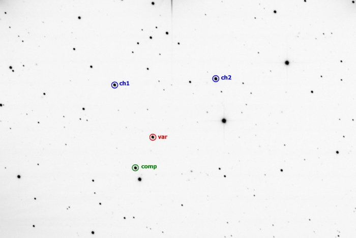 Mapka - PZ UMa, JD 2458923.29759