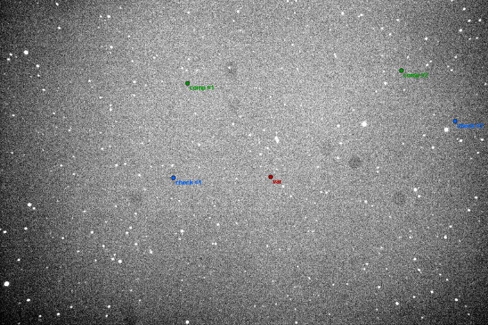 Mapka - VV UMa, JD 2458530.28997