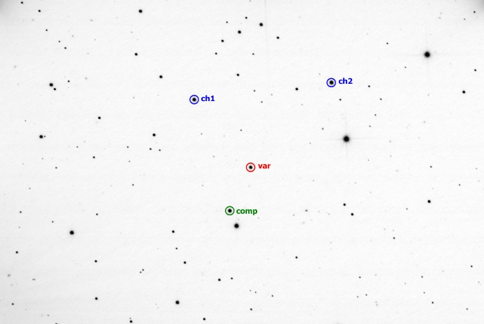 Mapka - PZ UMa, JD 2458928.42015